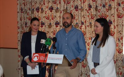 El secretario general Miguel Fermín Alconchel da a conocer la nueva formación política Los Barrios 100×100 ante la opinión pública
